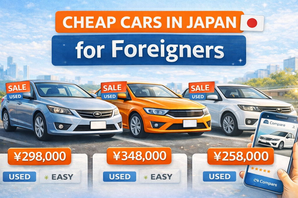 Cheap Cars in Japan for Foreigners